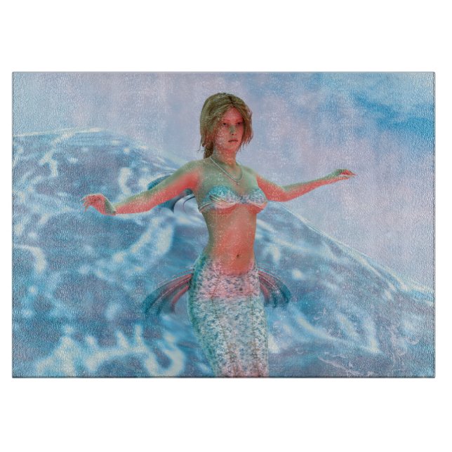 Fantasy Mermaid Cutting Board (Front)