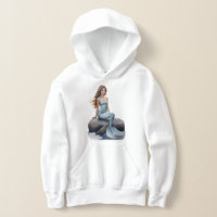 Fantasy Mermaid Girl's Hoodie