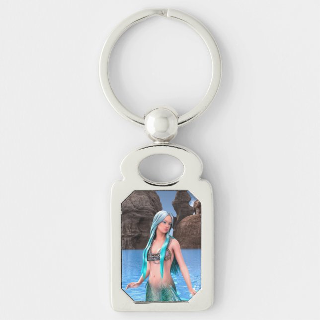Fantasy Mermaid Keychain (Front)