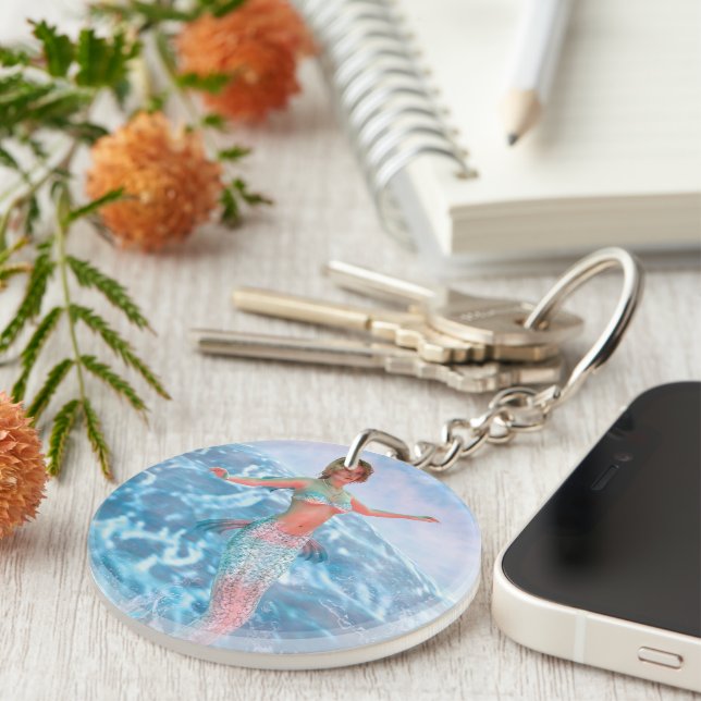 Fantasy Mermaid Keychain (Front Right)