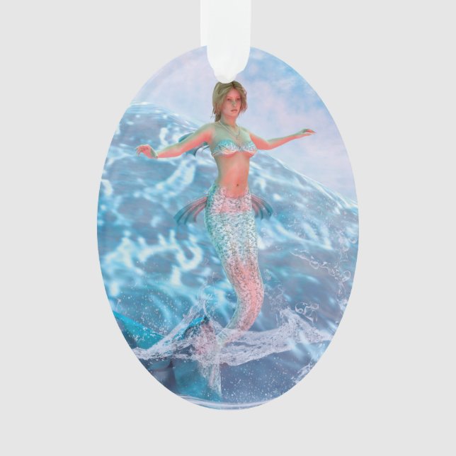 Fantasy Mermaid Ornament (Front)