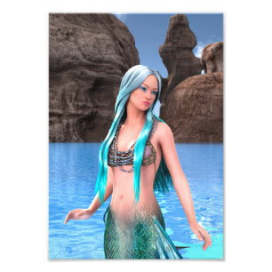 Fantasy Mermaid Photo Print