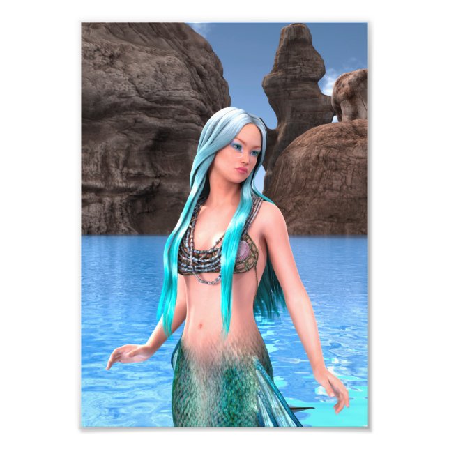 Fantasy Mermaid Photo Print (Front)