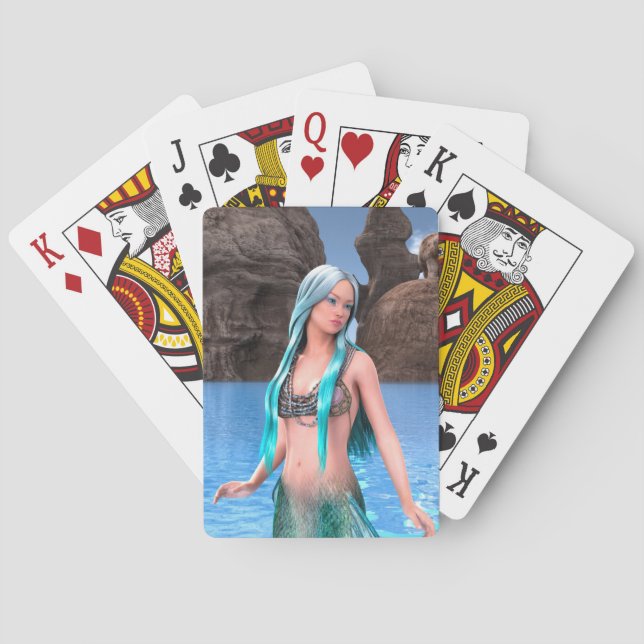 Fantasy Mermaid Playing Cards (Back)