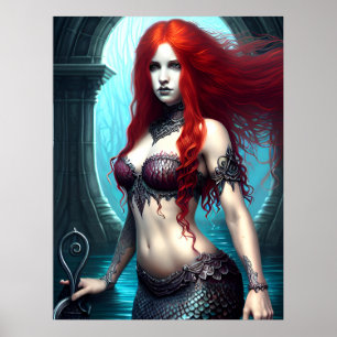 Fantasy Mermaid Poster