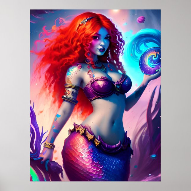 Fantasy Mermaid Poster (Front)