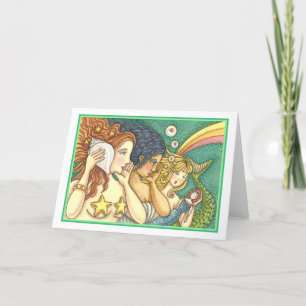 FANTASY MERMAID SISTERHOOD SHARING SECRET WISDOMS CARD