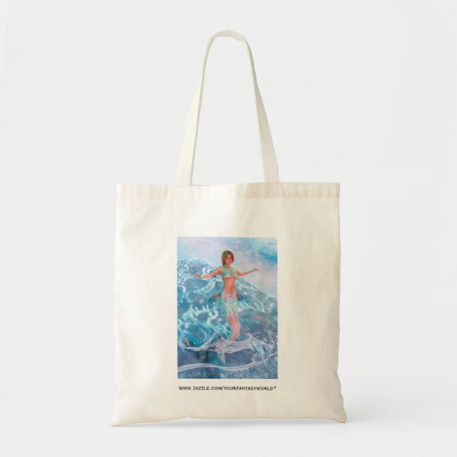 Fantasy Mermaid Tote Bag (Front)