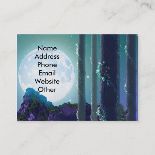 Fantasy Moon Business Cards