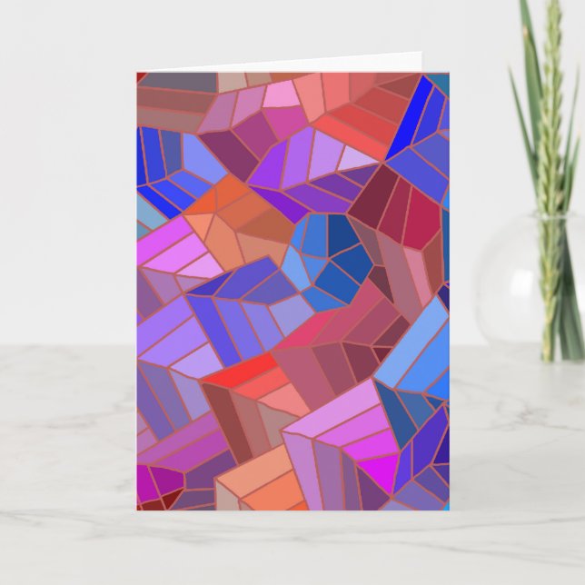 Fantasy Mountains View from the Sky Card (Front)