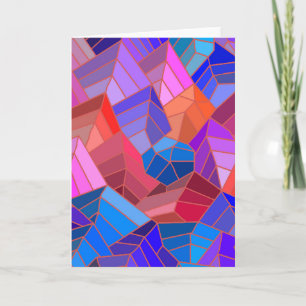 Fantasy Mountains View from the Sky Card