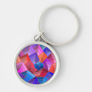 Fantasy Mountains View from the Sky Keychain