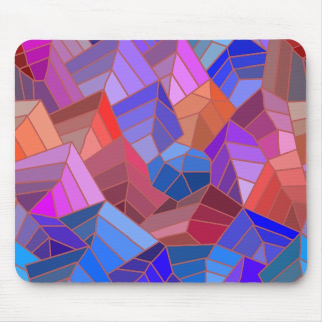 Fantasy Mountains View from the Sky Mouse Pad (Front)