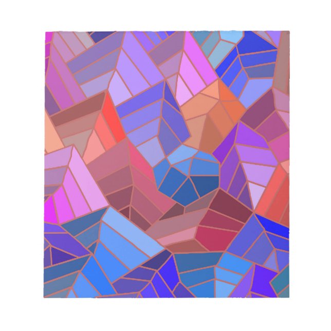 Fantasy Mountains View from the Sky Notepad (Front)