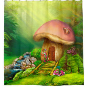 Fantasy mushroom cottage house