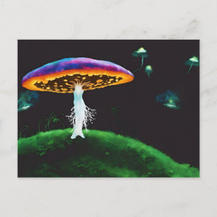 Fantasy Mushroom Postcard