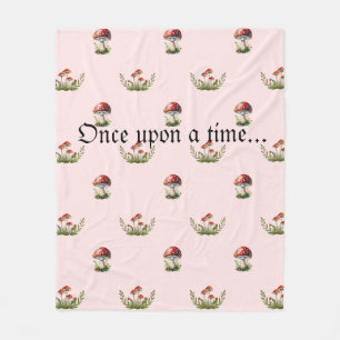 Fantasy Mushrooms Fleece Blanket