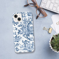 Fantasy Mythical Creatures Vintage Toile-Blue