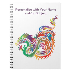 Fantasy Mythical Dragon Artwork Personalize  Notebook