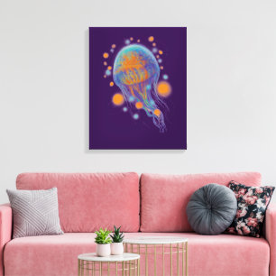 fantasy ocean animal canvas print