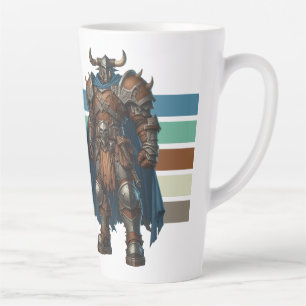 Fantasy Orc Warriors Latte Mug - Epic and Detailed