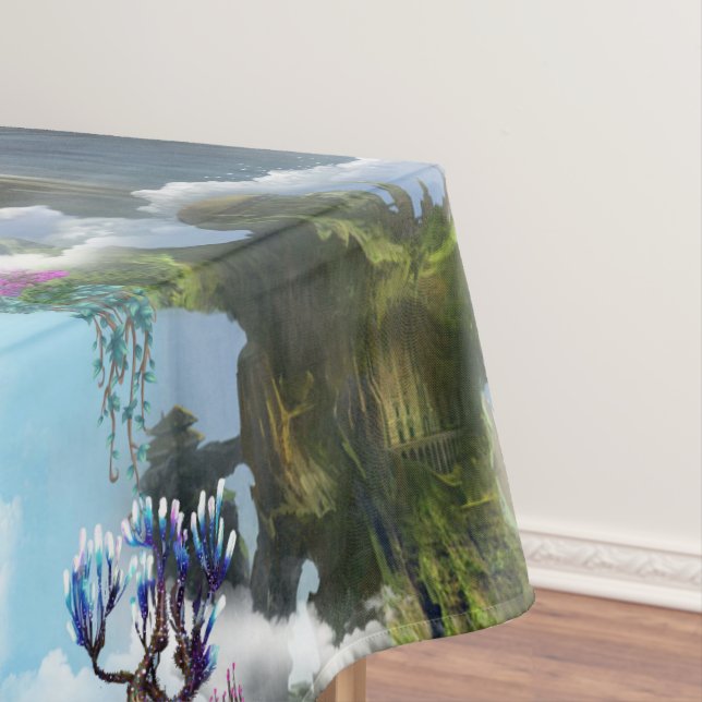 Fantasy Other worlds in the Clouds Tablecloth (In Situ)