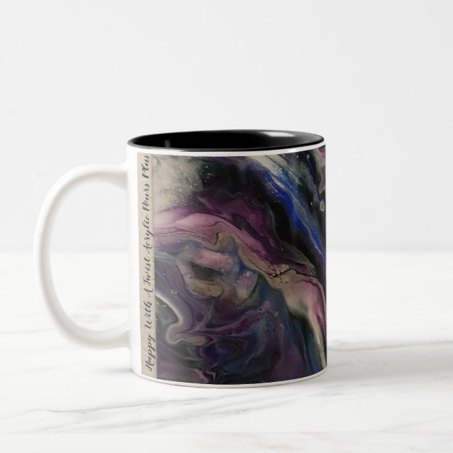 Fantasy Paint Pour Mug (Left)