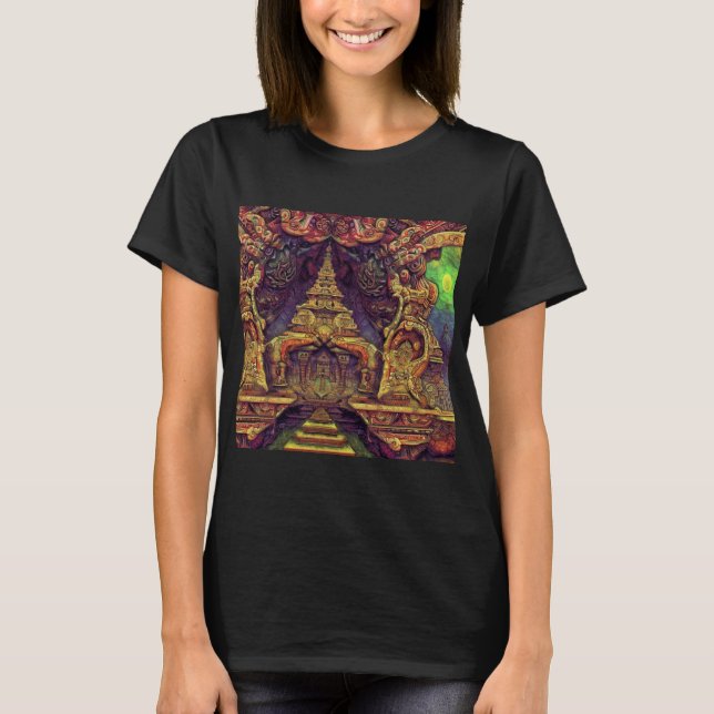 Fantasy Painting 1 - Temple T-Shirt (Front)