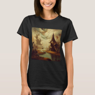 Fantasy Painting 3 - Medieval Landscape T-Shirt