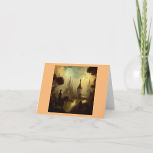 Fantasy Painting 8  - Horseback Rider Card