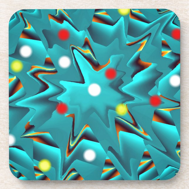 Fantasy pattern azul coaster (Front)