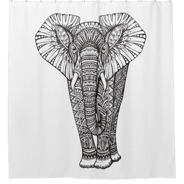 Fantasy Patterned Elephant Doodle (Front)