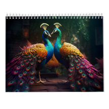 Fantasy Peacocks Calendar