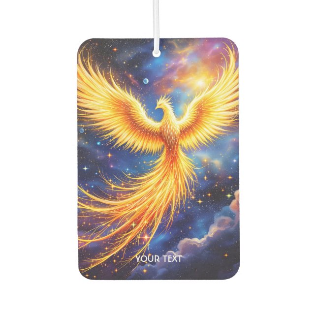 Fantasy Phoenix Stars Space Air Freshener (Front)