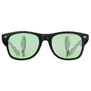Fantasy Pickle Man Brown Suit Retro Sunglasses