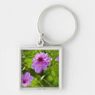 Fantasy Pink Dahlia Keychain