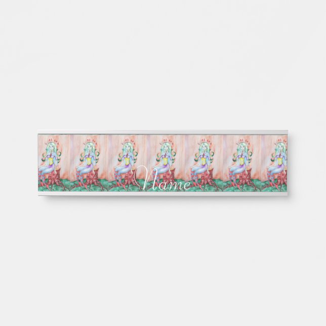 Fantasy Pixie Fairy Thunder_Cove Door Sign (Front)