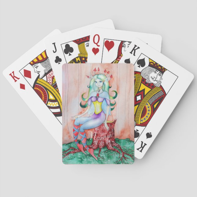 Fantasy Pixie Fairy Thunder_Cove Gift Box Playing Cards (Back)