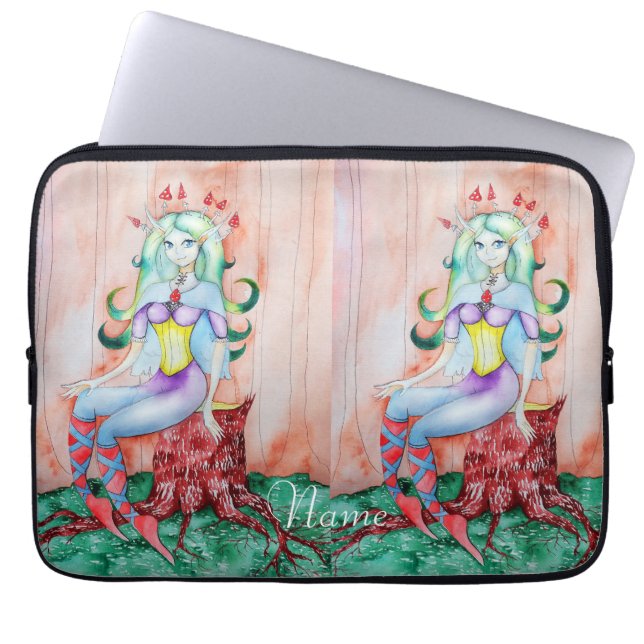 Fantasy Pixie Fairy Thunder_Cove  Laptop Sleeve (Front)