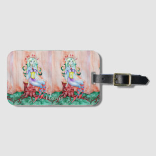 Fantasy Pixie Fairy Thunder_Cove Luggage Tag