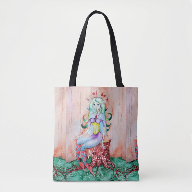 Fantasy Pixie Fairy Thunder_Cove Tote Bag (Front)