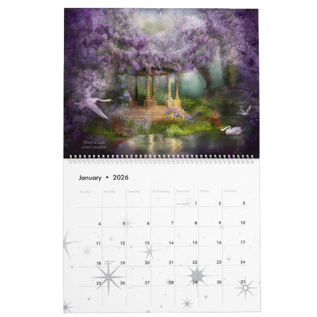 Fantasy Places Art Calendar 2013 (Jan 2026)
