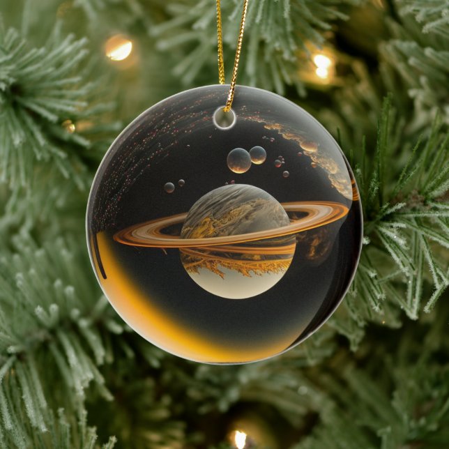 Fantasy Planet Ornament (Tree)