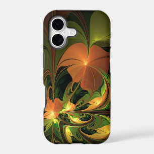 Fantasy Plant Abstract Green Rust Brown Fractal