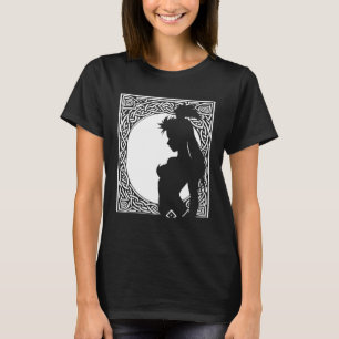 Fantasy Post Punk Celtic Tribal Batcave Girl Gothi T-Shirt