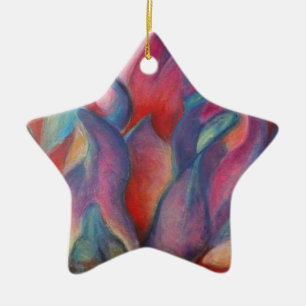 Fantasy Protea Ceramic Ornament