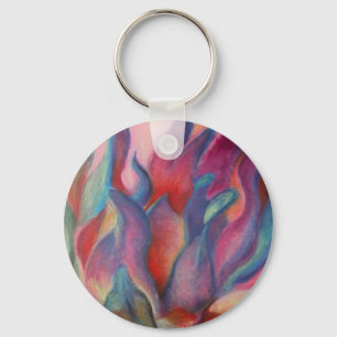 Fantasy Protea Keychain