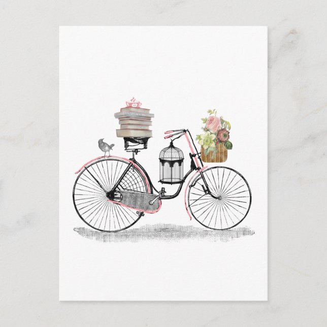 Fantasy push bike postcard (Front)
