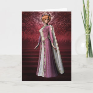 Fantasy Queen 2 Greeting Card