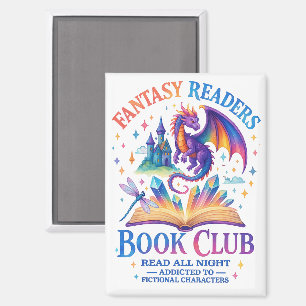 Fantasy Readers Book Club....  Magnet